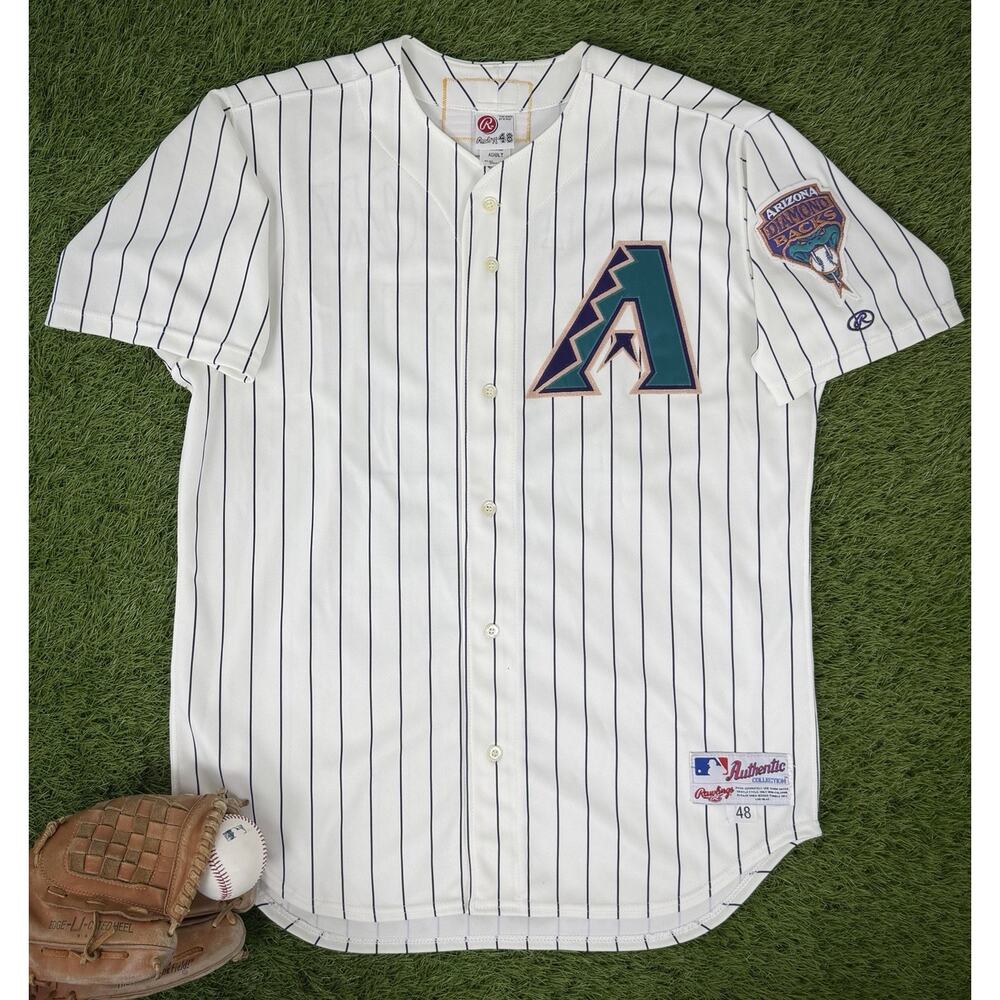 100% Authentic Randy Johnson 2001 Vintage Rawlings Arizona Diamondbacks Jersey